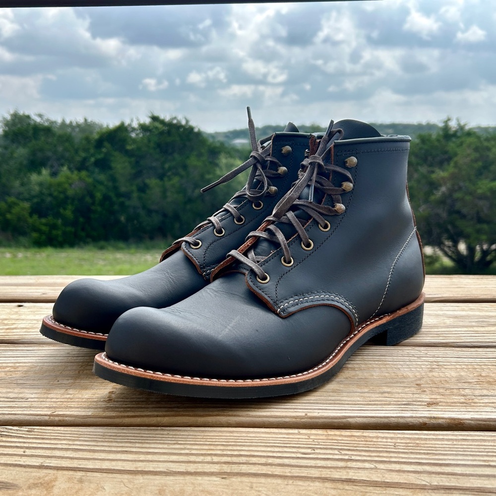 Red Wing 3345 Blacksmith in Black Prairie Leather! Brand New Never Worn